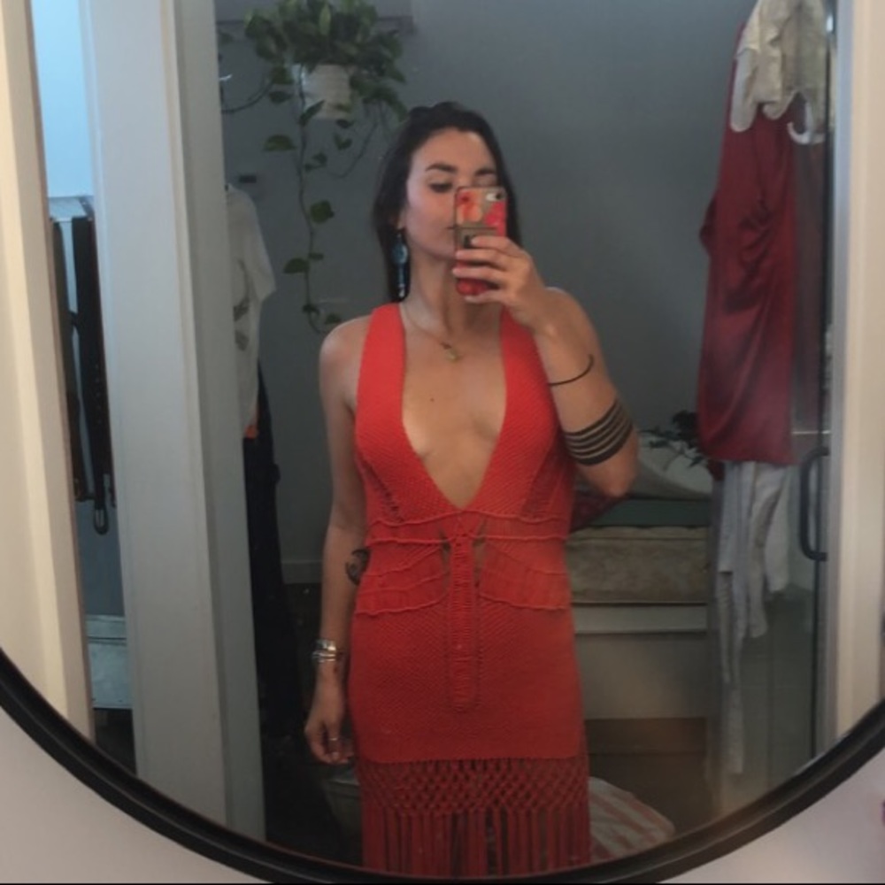 Flook | free people macrame dress